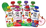 Once Upon a Farm | Organic Farmer's Finest Sampler | Mango, Veggie, Strawberry, Blueberry, Avocado, Kale Apple, Strawberry Banana, Berry | Cold-Pressed | No Sugar Added | Dairy-Free Plant Based | Variety Pack of 24