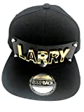 Personalized Custom Snapback Hat Six Panel Flat Bill Snap Back Hat Cap with Laser Cut Graffiti Letters, Custom Made to Order, Comfortable and Unique, Great Gift, an Exclusive Creation Black