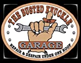 Desperate Enterprises Busted Knuckle Garage BKG-21 12" X 16" Rectangular BKG Tin Shop Sign