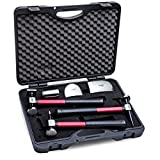 Fairmount 6 Piece Professional Hammer and Dolly Set Auto Body Repair Tools Fender Tool Kit Hammer Dolly Dent Bender