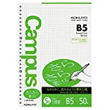 Kokuyo Campus Loose Leaf Filler Paper - 5mm Grid Ruled Smooth Paper, B5 26 Holes, 50 Sheets-100 Pages