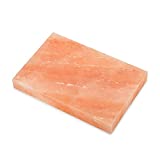 only fire Himalayan Salt Block Cooking Plate for Cooking, Grilling, Cutting and Serving - 12" X 8" X 1.5"
