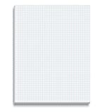 Graph Paper Pad, 8.5" x 11", 50 Sheets, Double Sided, White, 4x4 Blue Quad Rule, Easy Tear, Grid Paper, Graph Paper by Better Office Products