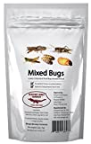 Edible Insects Bag of Mixed Edible Bugs. Grasshoppers, Crickets, Silk Worms and Sago Worms (1 Pack)