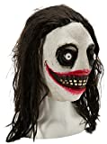 Ghoulish Productions J. The Killer Mask, Jeff The Killer Latex Mask. Jeff The Killer Costume. Jeff The Killer Cosplay. Creepypastas Line. Adult Mask One size latex mask