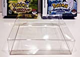 2 Box Protector for Pokemon Heartgold/Soulsilver case for Nintendo DS NTSC ONLY!