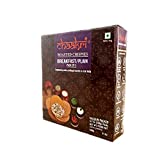 Chaakri Khakhra By SANISA; Hand rolled khakhra, roasted crispies, No Preservatives, Delicacy of Gujarat, (Value Pack: 3 Packs of 10 Khakhras each; 3 X 200g) Total 600g (Plain / Breakfast)