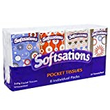 Nicole Home Collection 3-Ply Pocket Facial Tissues | Pack of 8 Household Essentials, 8 Pieces