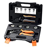 iCrimp Quick Change Ratcheting Crimper Tool Kit, Automotive Service Kit, for Crimping IWS4 Connector, Insulated & Non-insulated Terminal, Open Barrel Terminals, Dupont Connector, End Sleeve Ferrules