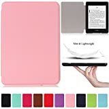 Artyond Case For 6" Kindle Paperwhite (10th Generation, 2018 Release) , Thinnest Lightweight PU Leather Smart Cover with Auto Sleep/Wake for Amazon Kindle Paperwhite 2018 E-Reader, Pink