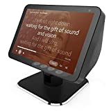 Echo Show 8 Adjustable Stand, Eight Rare-Earth Magnets on The top Stand for Amazon Echo Show 8, Horizontal 360 Rotation Longitudinal Angle Change Base Black MC212-01