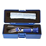 AMTAST Hand Held DEF AdBlue Refractometer Tester for Urea Concentration in Diesel Exhaust Fluid Aqueous Urea Solution with ATC Automatic Temperature Compensation Measuring Range 0-40% (Copper)