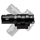 Nitecore MT10C 920 Lumen ARC Rail Tactical Helmet Light, Rechargeable and Rotary with Red Light