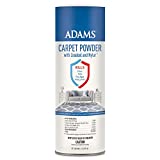 Adams Carpet Powder With Linalool and Nylar, Kills Fleas and Ticks On Contact, Kills All Stages of the Flea Life Cycle, 30 Day Protection, Freshens and Deodorizes, Treats Up to 400 Sq Ft, 1LB