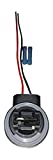 Muzzys 3156/4156 Wire Harness Pigtail Socket for LED and Standard Bulbs Turn Signal, Brake Light, DRL, Daytime Running Lights, Backup, Reverse Lights