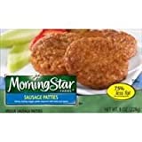 Kelloggs Morningstar Veggie Sausage Pattie, 1.33 Ounce -- 104 per case.