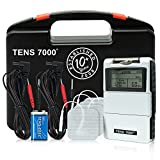 TENS 7000 Digital TENS Unit With Accessories - TENS Unit Muscle Stimulator For Back Pain, General Pain Relief, Neck Pain, Muscle Pain