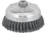 DEWALT Wire Cup Brush, Knotted, 6-Inch (DW4917)
