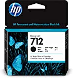 HP 712 Black 80-ml Genuine Ink Cartridge (3ED71A) for DesignJet T650, T630, T230, T210 & Studio Plotter Printers