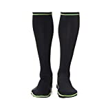 Wetsox Frictionless Wetsuit Boot Socks Slip Easily in/Out of Gear (Black, Large)