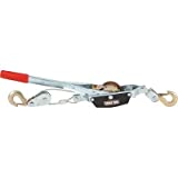 Ironton Come-Along Single-Gear Hand Cable Puller - 2-Ton Capacity