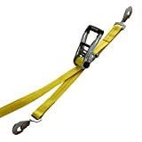 SmartStraps 8 Heavy Duty Ratchet Strap with Snap Hooks  10,000lbs Break Strength, 3,333lbs Safe Work Load  Commercial Duty Straps for Heaviest Loads, Haul Large Equipment and Vehicles