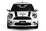 The Pixel Hut gs00064 Black Hood Stripes for MINI Cooper and S R56 (2007-2013)