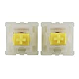 Gateron Switches KS - 3 Milky Switch Housing Yellow Compatible for MX Mechanical Keyboard Switch 5pins 90 Switches