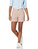 Amazon Essentials Women's 5 Inch Inseam Chino Short (Available in Straight and Curvy Fits), Dusty Pink, 14