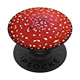 Red Fly Agaric Amanita Mushroom Fungus Hipster Nature Gift PopSockets PopGrip: Swappable Grip for Phones & Tablets