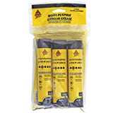 AGS Multi Purpose Oil Based Lithium Grease for General Application, Auto, Home, & Farm - 3 oz Cartridge, 3 Pack