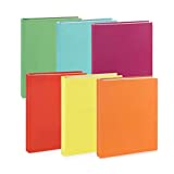 Blue Summit Supplies Stretchable Book Covers, Colorful Book Covers for Classroom Textbook Protection and Care, Assorted Colors, 6 Pack