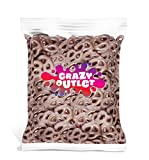 CrazyOutlet Gourmet Milk Chocolate Covered Mini Pretzels, Salted, Bulk Pack, 5 Pounds