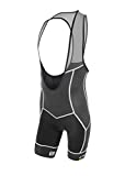 De Soto 400-Mile Cycling Bib Short - BB3-2022 (Black, Large)