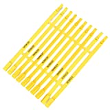 Plastic Tamper Seals Numbered Security Shipping Tags Container Ties Fixed Length Disposable Lock for Trailer Truck 8.27inch(Pack of 1000) (Yellow)