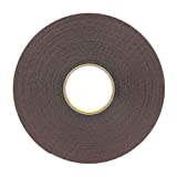 3M VHB Tape 5952 Double-Sided Acrylic Foam Tape - Heavy Duty, Industrial Mounting Tape - 1 inch width x 36 yards length, 45 mil thick - Black