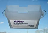 USCAN TrexNYC EZ Pass/I-Pass Holder for Car, Holds Tightly to Your Car Windshield with 3 Suction Cups, E-Z Mount White