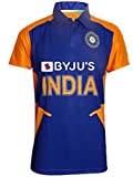 KD Cricket India BYJU'S Away Jersey Half & Full Sleeve Polyster Fit Material Half Sleeve Plain 38