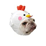 Stock Show Pet Easter Costume Dog Cat Cute Novelty Chick Hat Headwear with Sticker Dog Cat Funny Chicken Hen Costume Hat Pet Soft Headgear for Halloween Easter Birthday Theme Party Photo Prop