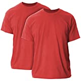 Gildan Men's Ultra Cotton T-Shirt, Style G2000, 2-Pack, Red, X-Large