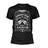 Johnny Cash T Shirt American Rebel Official Mens Black Size XL