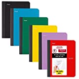 Five Star Composition Notebooks, 6 Pack, Wide Ruled Paper, 9-3/4" x 7-1/2", 100 Sheets, Assorted Colors (950009)