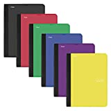 Five Star Interactive Notetaking Composition Books, 6 Pack, 1-Subject, College Ruled Paper, 11" x 8-1/2", 100 Sheets, Customizable, Assorted Colors (38612)