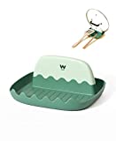 Ledudu A spoon rack for kitchen counter using for spatula spoon rack in kitchen kitchen utensils and Barbecue appliances and pot lid support water dripping protection,Green,17.215.57.8cm