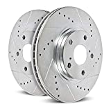 Power Stop JBR1309XPR Front Evolution Drilled & Slotted Rotor Pair