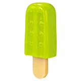 Cooling Dog Toys Fun Summer Ice Cream Cone & Popsicle Look Choose Color & Shape(Green Popsicle)