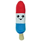 Food Junkeez Plush Dog Toys Soft Squeakers Choose from 11 Funny Snack Characters (Popsicle)