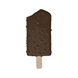 fouFIT 85641 Dessert Chew Latex Toy for Dogs, Chocolate Popsicle, 6"