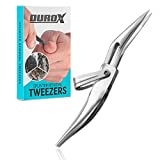 DUROX - Splinter Remover. Great For First Aid Kit Camping. Medical Tweezers To Tweeze Splinter Out. Splinter Remover Kit. Splinter Tweezers. Surgical Tweezers. First Aid Kit Tweezers