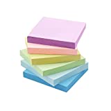 Early Buy Sticky Notes 3x3 Self-Stick Notes 6 Pastel Color 6 Pads, 100 Sheets/Pad